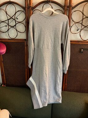 Who What Wear Heather Gray Sweatshirt dress